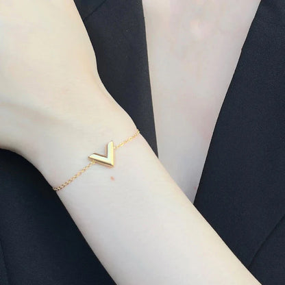 "V-Shaped Wraparound" Bracelet- 18K Premium Gold Plated
