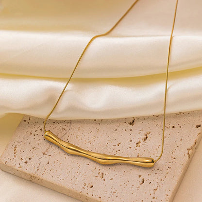 "Arc Chain" Necklace- 18K Premium Gold Plated
