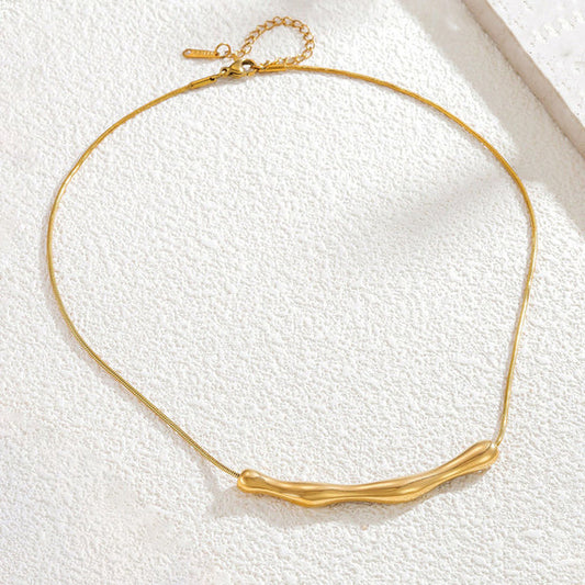 "Arc Chain" Necklace – 18K Premium Gold Plated