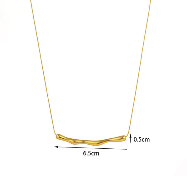 "Arc Chain" Necklace- 18K Premium Gold Plated