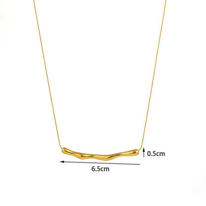 "Arc Chain" Necklace- 18K Premium Gold Plated