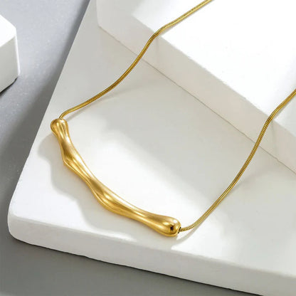 "Arc Chain" Necklace- 18K Premium Gold Plated