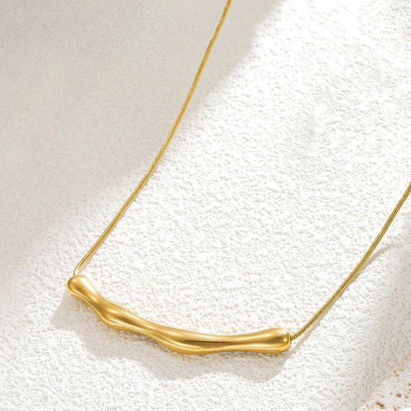"Arc Chain" Necklace- 18K Premium Gold Plated