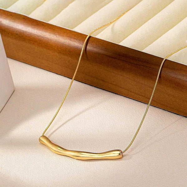 "Arc Chain" Necklace- 18K Premium Gold Plated