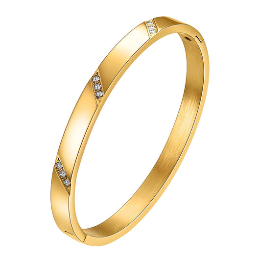 "Classic Round" Bracelet – 18K Gold Charm