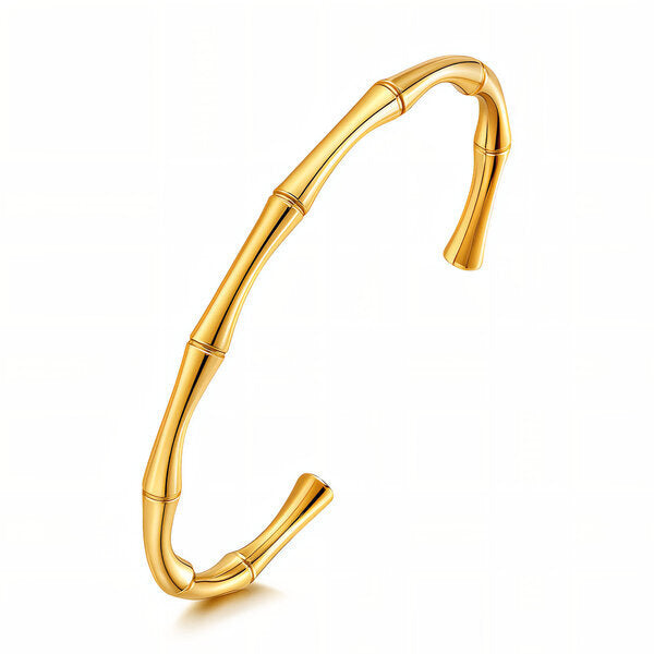 “Leaves” Bracelet – 18K Gold Elegance