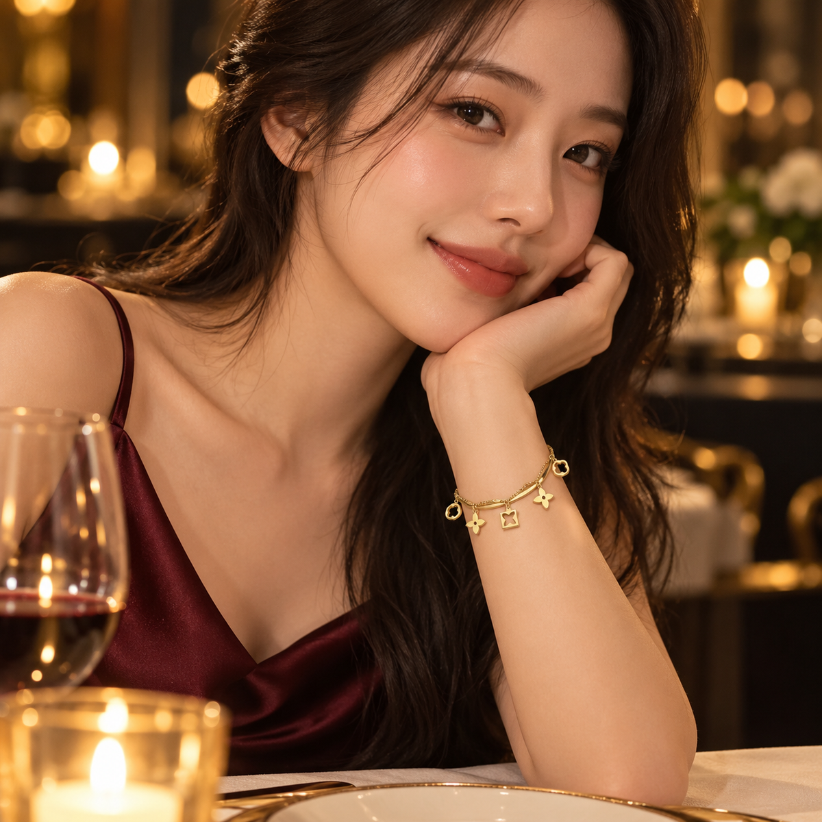 Aurelia Gold Charm Bracelet