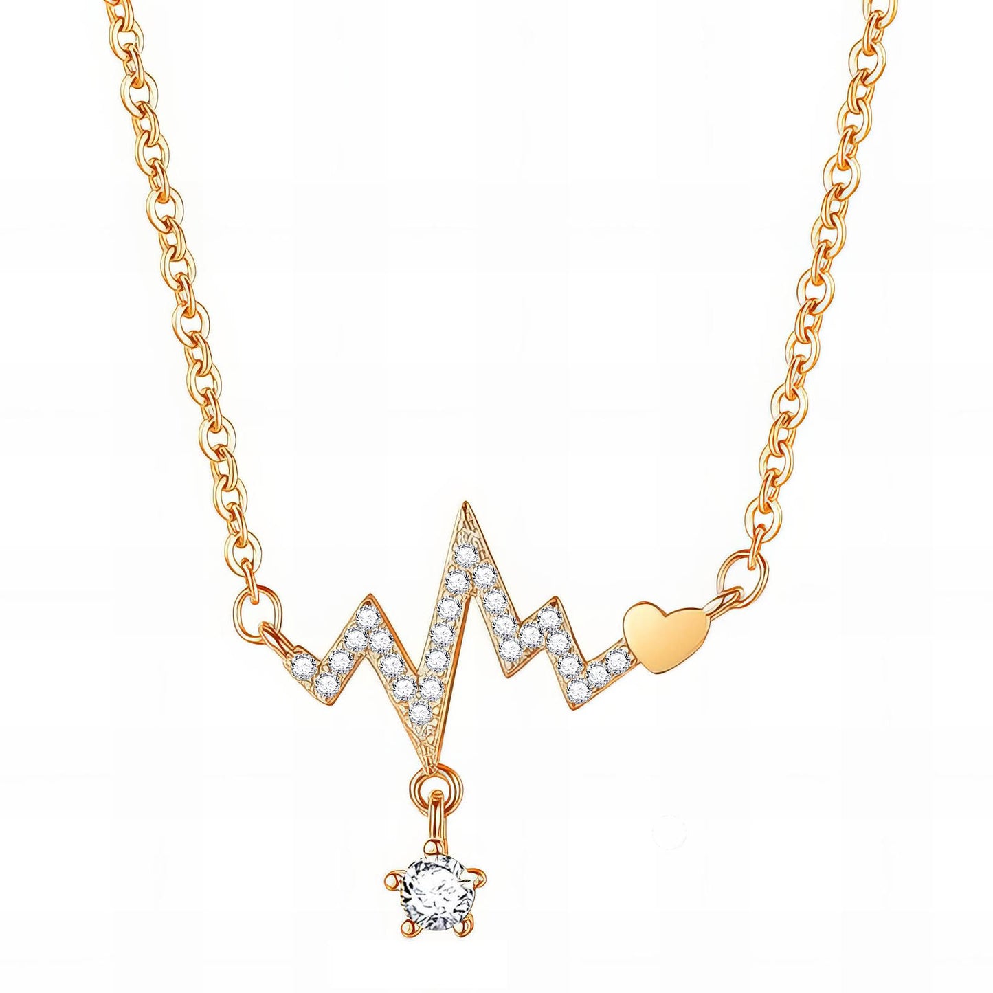 “Zigzag Star” Necklace – 18K Golden Charm