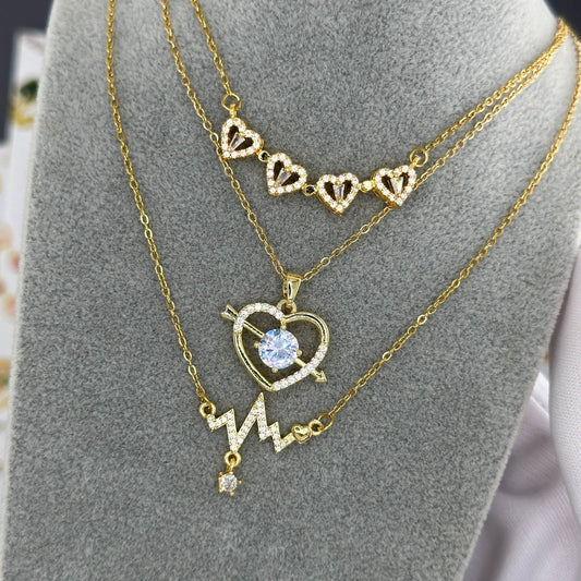 "Zigzag Star" Necklace – 18K Golden Charm