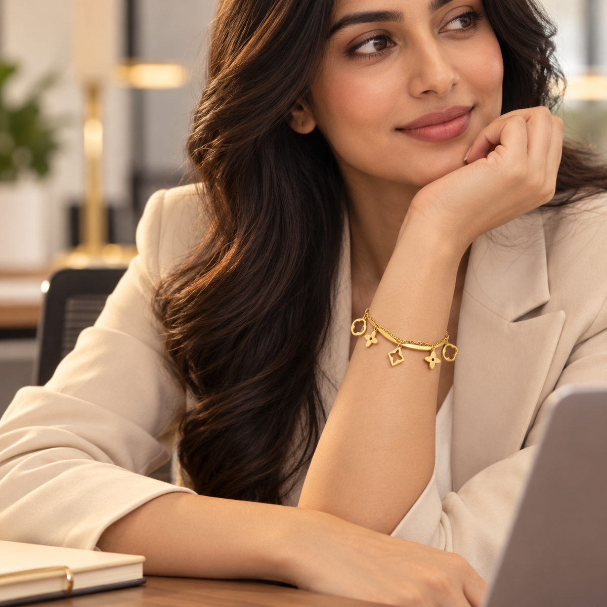 Aurelia Gold Charm Bracelet