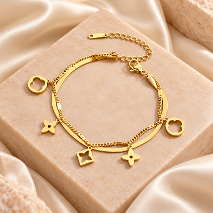 Aurelia Gold Charm Bracelet