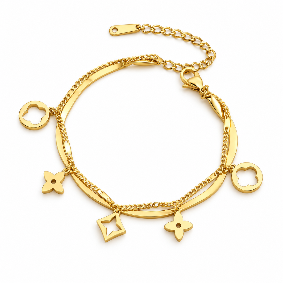 Aurelia Gold Charm Bracelet