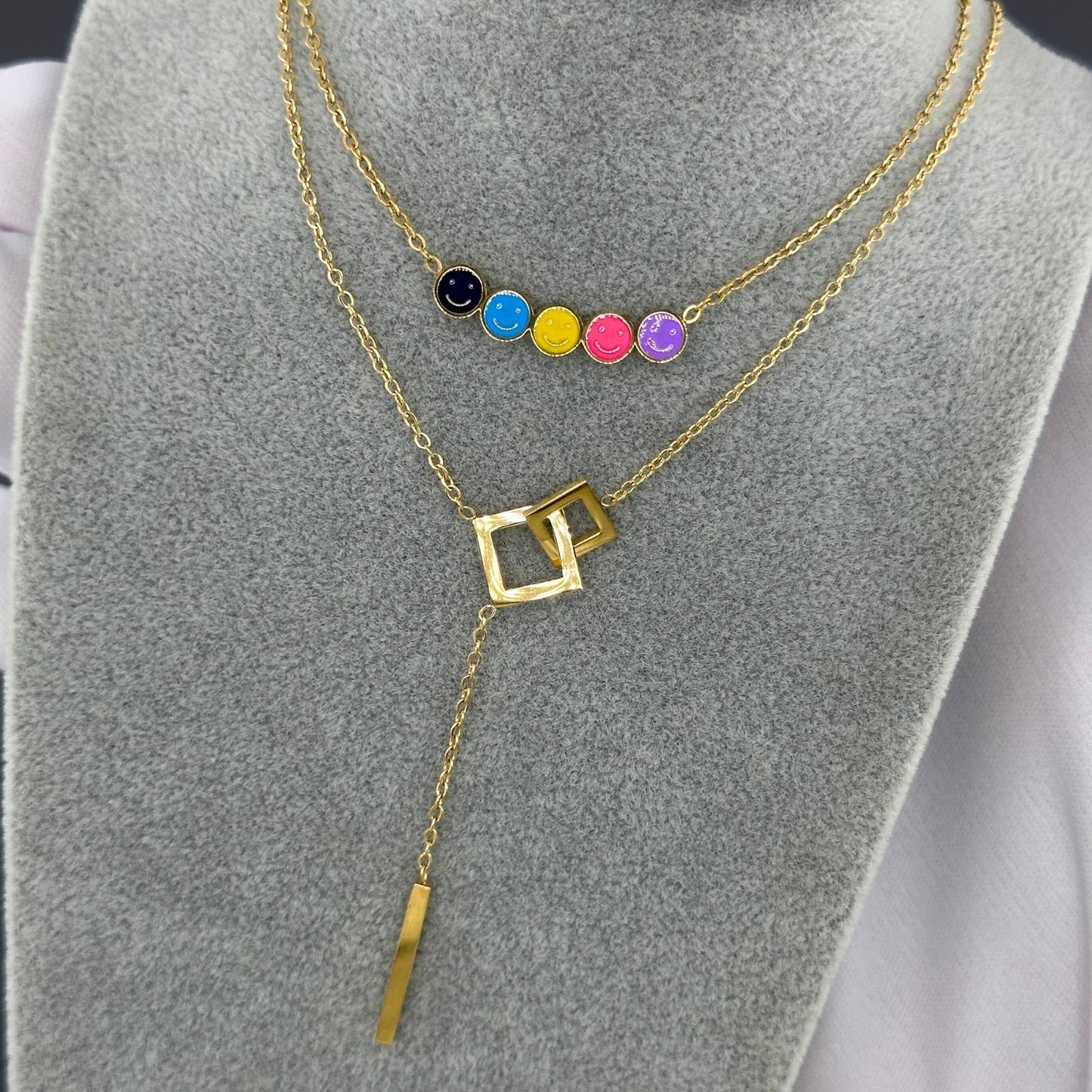 “Golden Bar” Necklace – 18K Modern Minimal Charm
