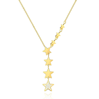 "Stars" Necklace – 18K Golden Shine